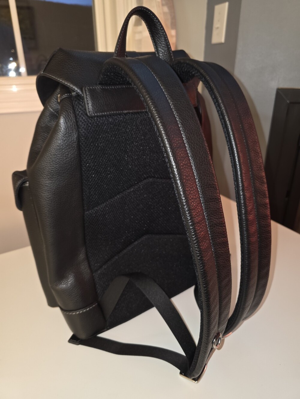 🖤 Coach Warner Backpack CW210 – Black Pebbled Leather | Like New 🖤 - Picture 3 of 15